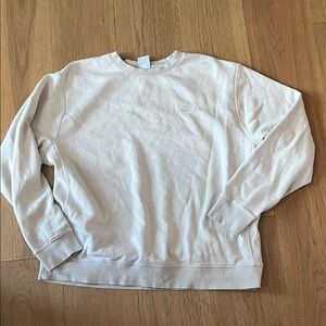 Nike Men's Cream Crewneck Sweater